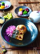 鯖と味噌焼きおにぎりのだしかけご飯