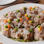 【レンジで簡単♪彩りシュウマイ】しっとりふっくら仕上げ！