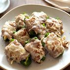 キムチーズinピーマンの豚肉巻き オーブン任せでお弁当にも♪