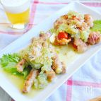 梅しそおろしでさっぱり♪な夏野菜の豚バラ巻き