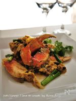蟹の麻婆ソースのトロ～リ餡かけ卵