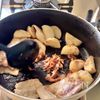豚バラと長芋のはちみつ梅炒めの工程5
