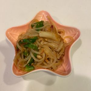 みわの作ってみた!投稿(こんにゃくとえのきとピーマン《腸活♡きんぴら》)