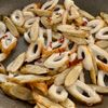 旬の香り♪【新ごぼうとちくわの甘辛ごま炒め】の工程2