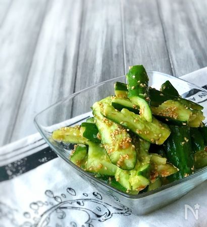 ささっとあと1品！＊たたききゅうりの味噌ダレ和え＊