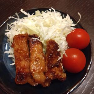 ぷりんの作ってみた!投稿(ご飯が進む！厚切り豚ロースのコク味噌ソテー)