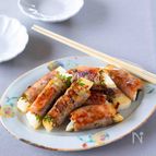 『大根のベーコンしそ巻き』マスタードはお好みで