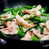 ふわっと卵、麺パリッ、とろ〜りあん！豚ニラ玉あんかけ焼きそばの工程4