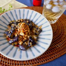 【冷凍揚げなす】電子レンジで簡単！ピリ辛担々なす