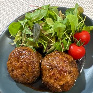 楽ラク手抜キッチン🐶🐾の作ってみた!投稿(ハンバーグ レモンガーリックソース☆絶品ソース)
