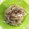 レンジde簡単♪シャキッと美味しい♡【もやしの肉みそ塩昆布】の工程2