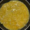 かぼちゃとウインナーのカレー風味オープンオムレツの工程4