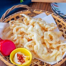 小麦粉でサクサク！大阪名物「スルメの天ぷら」
