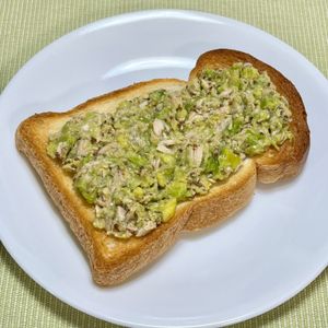 キャピタンの作ってみた!投稿(マヨネーズ不使用♡クリーミィツナアボトースト)