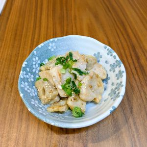 るるる♪の作ってみた!投稿(ワンパンで冬の味◎【鶏むね肉とれんこんの甘味噌炒め】)