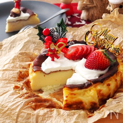 焼くまで15分！【バスクチーズケーキ】