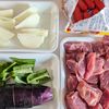 【我が家の串カツ】野菜もお肉もしっかりの工程1