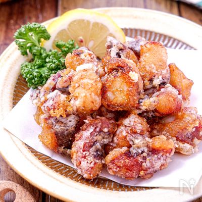 【たこの唐揚げ】揚げ焼きでカラッと♡最高に嬉しいおつまみ！