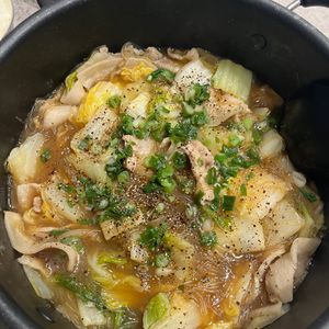 1365428の作ってみた!投稿(重ねて放置♪包丁不要『豚バラ白菜とはるさめの上海風とろみ煮』)