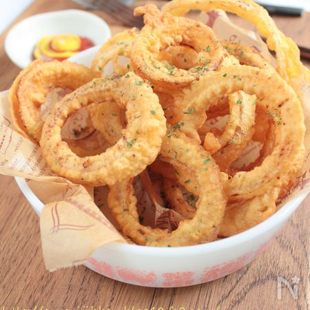 新玉ねぎのオニオンリング カリッホクッのカレーコンソメ風味 By 栄養士 木内由紀 レシピサイト Nadia ナディア プロの料理家のおいしいレシピ