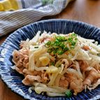 大根と豚バラのにんにく炒め
