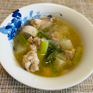 puricoの作ってみた!投稿(鍋ひとつ♪カブと春雨のうま塩とろみスープ)
