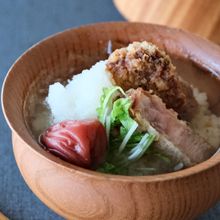 ひんやりトンカツ茶漬け