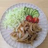 ゆいの作ってみた!投稿(たっぷり千切りキャベツと一緒に食べる♡『豚こま肉の生姜焼き』)