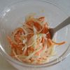 食べ出したら止まらない【玉ねぎとにんじんのチーズチヂミ】の工程2