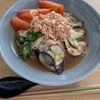きもざの作ってみた!投稿(簡単に作れる!!暑い日の☆『夏野菜とツナのひんやりそうめん』)