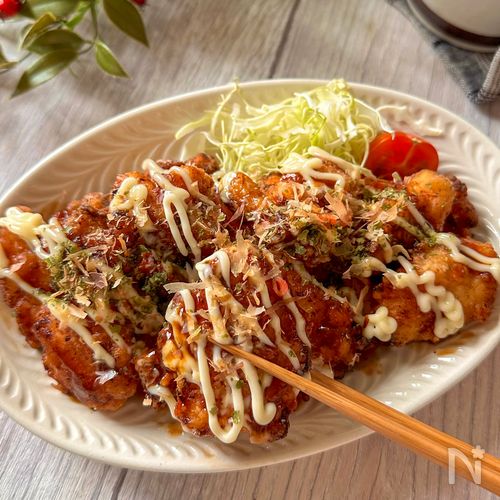 脱マンネリ♩【たこ焼き風チキン】