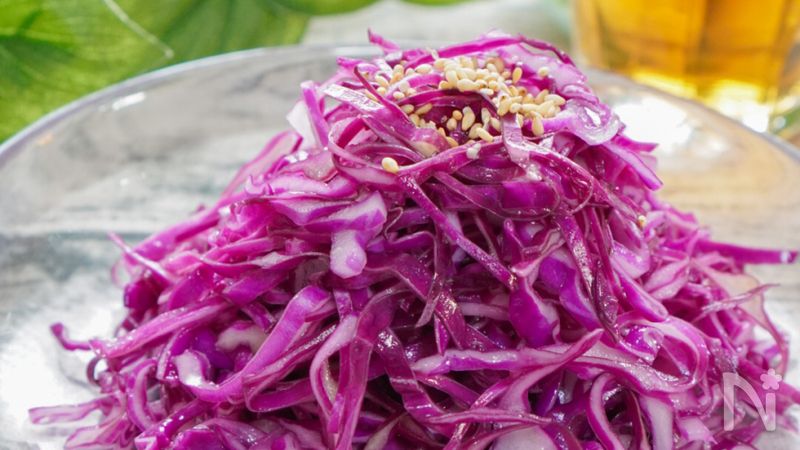 彩り最高 紫キャベツの簡単ナムル By 筒井しょうた レシピサイト Nadia ナディア プロの料理家のおいしいレシピ