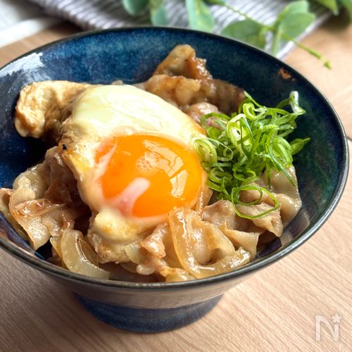 とろ〜り卵がたまらない!【とろたま豚丼】