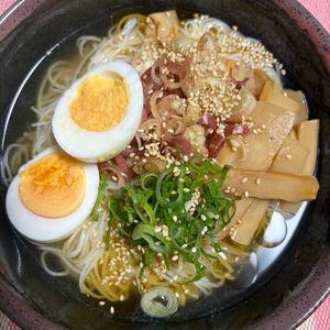 ゆっこの作ってみた!投稿(5分で出来るゆず胡椒スープの【そうラーメン】)