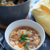 おなかも満足♡酸辣湯豆腐スープ