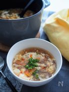 おなかも満足♡酸辣湯豆腐スープ