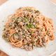 青い部分をおいしく消費！豚肉と長ネギのパスタ