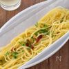 レンジとパスタケースで簡単!ペペロンチーノ