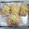 ハム巻きチーズ焼きおにぎりの工程2
