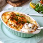 食パンホワイトソースを使って超簡単❗️とろ〜りチキングラタン