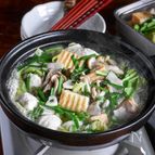 豚バラと鶏団子のWメインとたっぷりキャベツの塩鍋