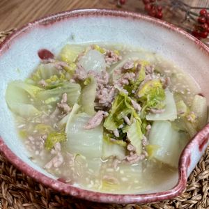 みさみさばぁば🌱の作ってみた!投稿(調味料2つ　白菜の塩麻婆)