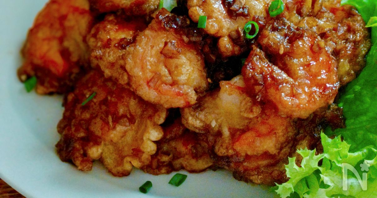 やみつき!ご飯すすむ♡海老天の甘辛だれ【揚げない・ごちそう】 | レシピサイトNadia