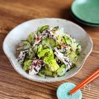 レンジで簡単！シャキッと野菜【梅ゆかりのささみ和え】副菜に◎