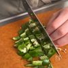 余り野菜でお助けレシピ!【ナスとピーマンのそぼろ飯】の工程2