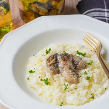 牡蠣のオイル漬けリゾット＼お家でお店の味！／