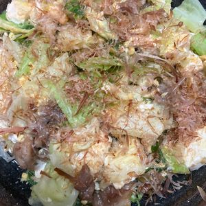 1515565の作ってみた!投稿(行列の定食屋さんの🍚豚こまキャベツの和風チャンプルー🤩)