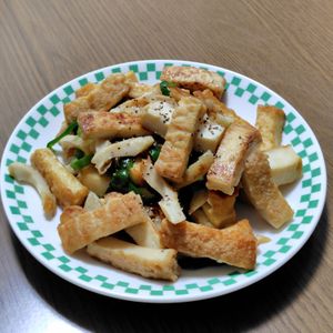 めぇの作ってみた!投稿(【厚揚げとピーマンの中華炒め】お肉なしで旨い青椒肉絲風おかず)