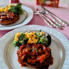 15分で完成!フライパン一つで!【玉ねぎたっぷりハンバーグ】
