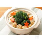 まるごとブロッコリーの豆乳鍋